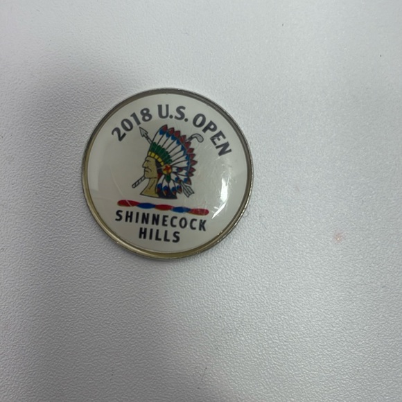 USGA MEMBER U.S. Open 2018  Shinnecock Baseball Cap Hat & Magnetic Ball Marker - Picture 12 of 12